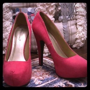 Shoedazzle size 10 Hot Pink Heels